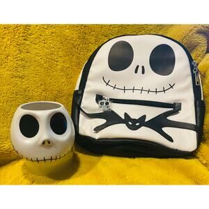 Bioworld Disney-Nightmare Before Christmas Jack Skellington Mini Backpack & Mug